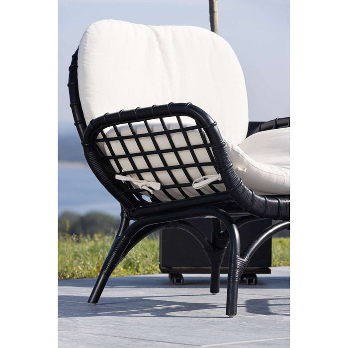 Venture Home Moana Loungestoel 67 x 75 x 80 - Zwart