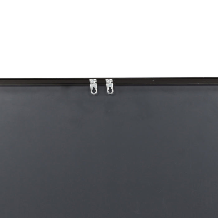 Fjôrd - Grote Spiegel Zwart - 67x193 - Glas - Lake