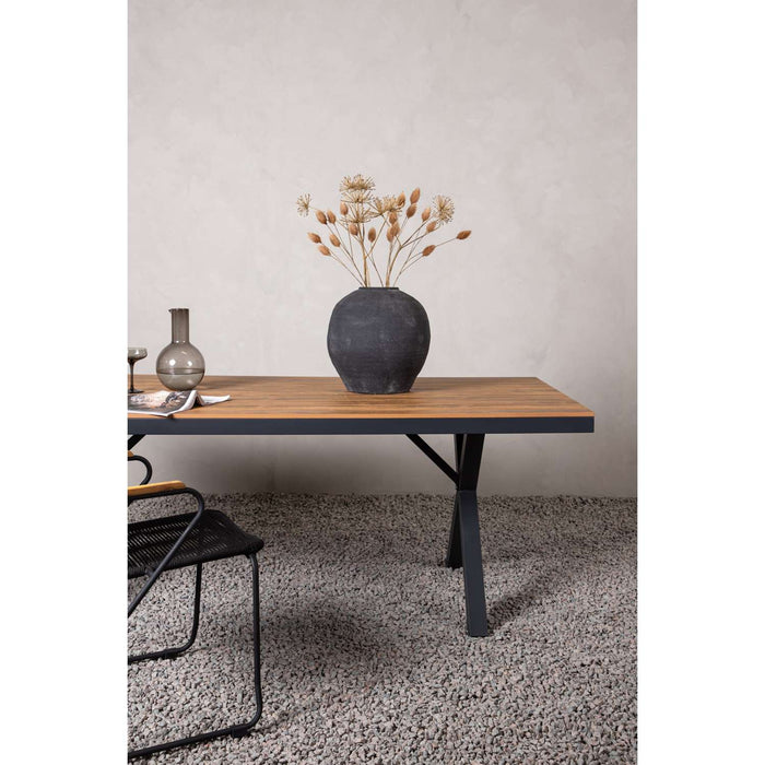 Venture Home Garcia Rechthoekige eettafel 74 x 200 x 100 - Zwart