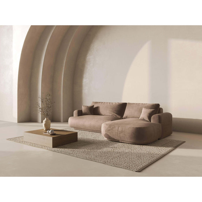 Micadoni Hoekslaapbank rechts met opbergvak Ella velvet