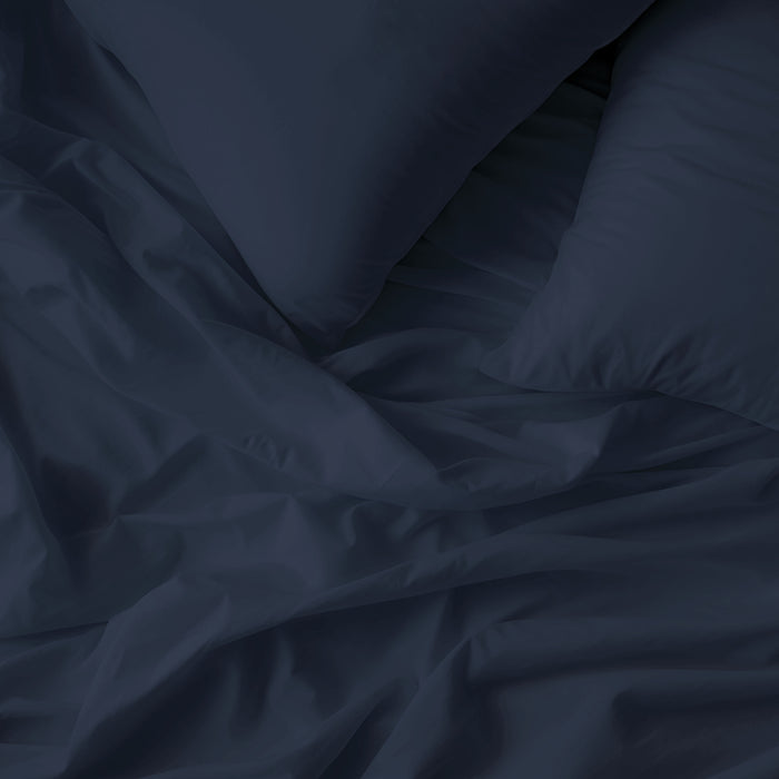by fonQ Fresh Dekbedovertrek 200 x 220/240 cm - Indigo Blue