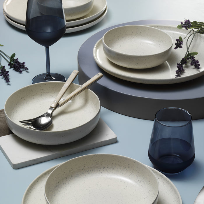 by fonQ Loods Serviesset 24-delig - Mat Crème