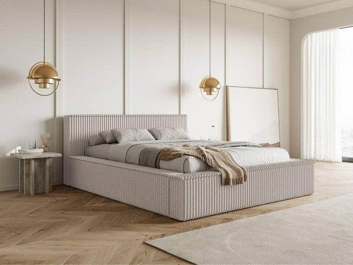 NADUVI Collection Bedframe Rafe ribstof 160 x 200 cm