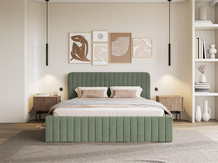NADUVI Collection Bedframe Destro velvet met opbergruimte 160 x 200