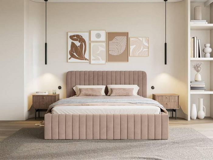 NADUVI Collection Bedframe Destro velvet met opbergruimte 140 x 200