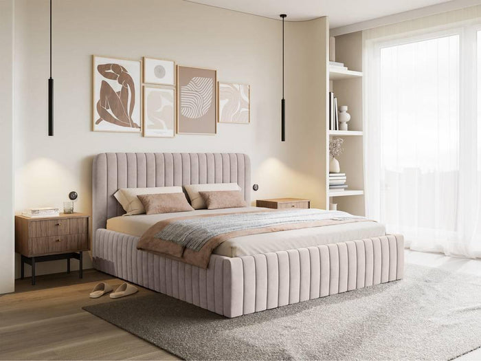 NADUVI Collection Bedframe Destro velvet met opbergruimte 180 x 200