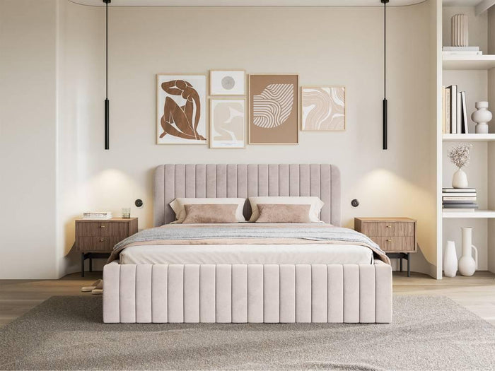 NADUVI Collection Bedframe Destro velvet met opbergruimte 180 x 200
