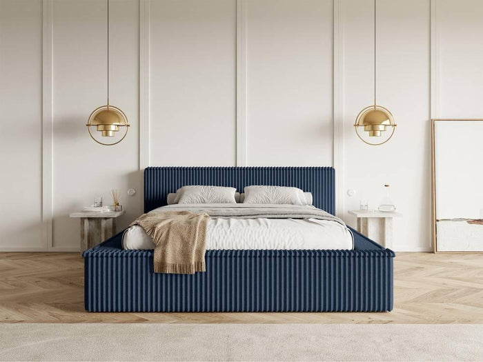 NADUVI Collection Bedframe Rafe ribstof 140 x 200 cm