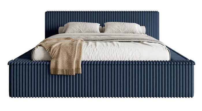 NADUVI Collection Bedframe Rafe ribstof 140 x 200 cm