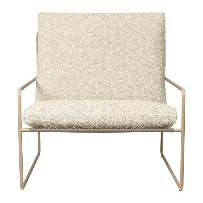 Ferm Living Desert Lounger - Pure Bouclé - Cashmere / Off-White