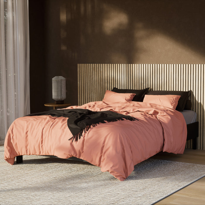 by fonQ Fresh Dekbedovertrek 240 x 200/220 cm - Dusty Pink