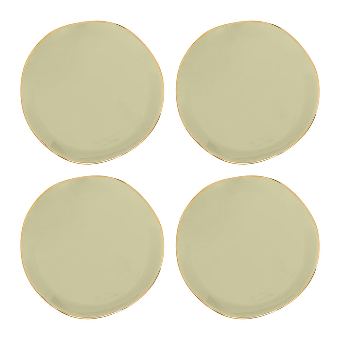 Urban Nature Culture Good Morning Gebaksbord - Pale Green - 4 st.