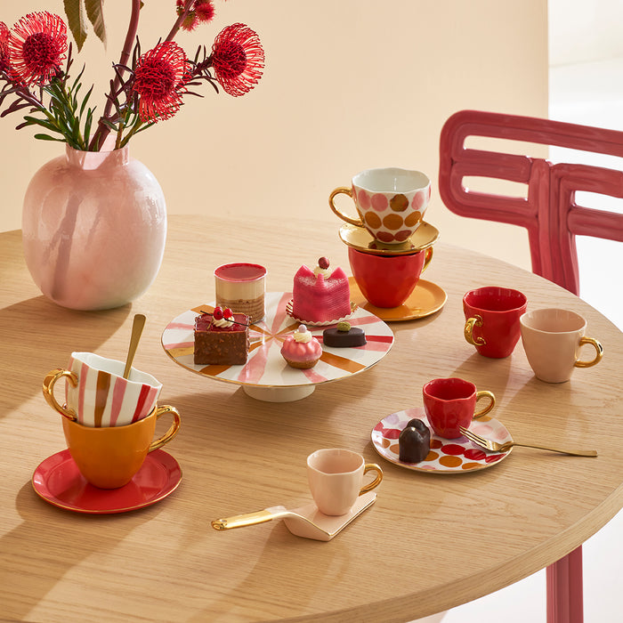 Urban Nature Culture Good Morning Cappuccino / Theekop - Raspberry - 4 st.