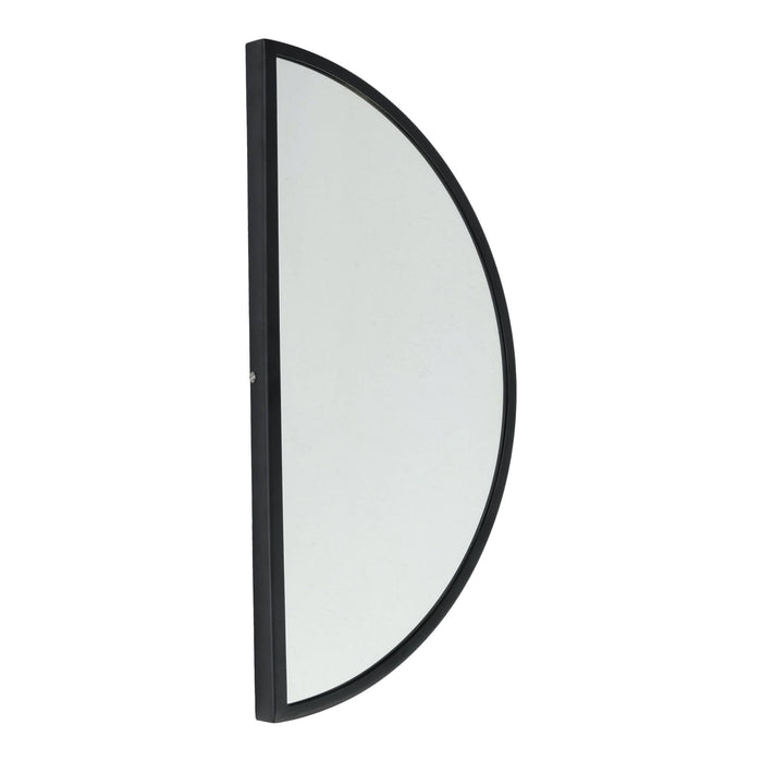 LOFT42 Mirror Spiegel Half Rond - Zwart - Metaal - 60x31