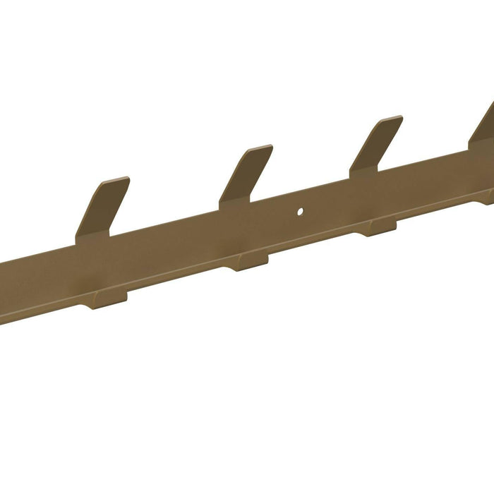 Gorillz Trim 50 Kapstok -12 haken (lengte) 55 cm - Metaal - Mat Goud