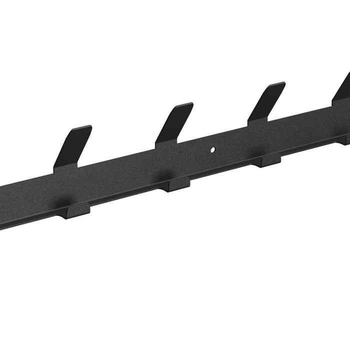 Gorillz Trim 50 Kapstok -12 haken (lengte) 55 cm - Metaal - Zwart