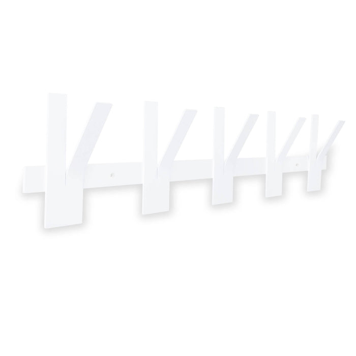 Gorillz Incision - Wandkapstok - 10 kapstokhaken - Wit