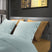 Yellow Dekbedovertrek Percale whispering blue