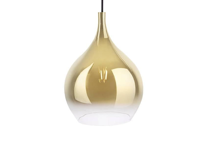 Leitmotiv - Hanglamp Drup - Goud Schaduw - Large - 35,5x26cm
