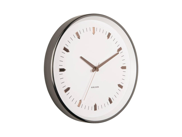Karlsson - Wandklok Arrow Batons - Grijs - Ø35cm