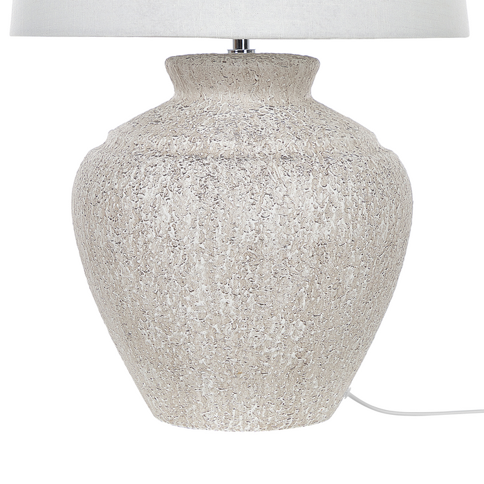 Beliani - CAINE - Tafellamp - Lichtbeige - Keramiek