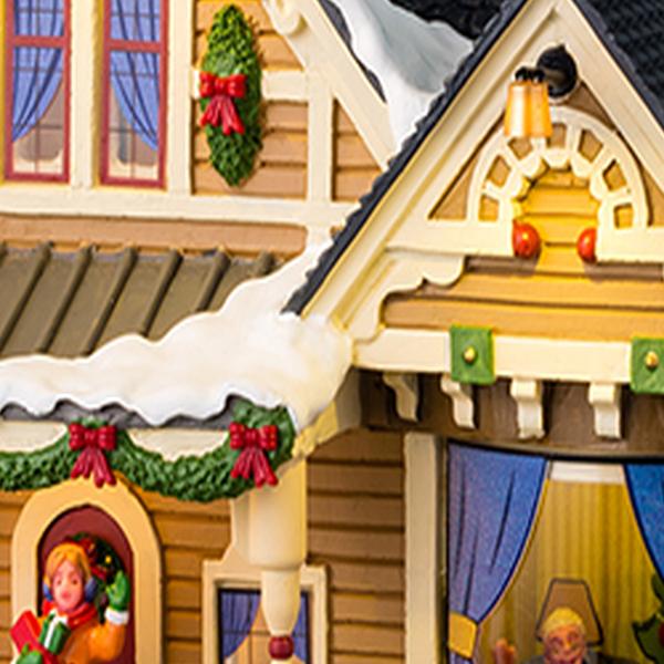 Lemax - 'Christmas Eve At Grandma'S' - Verlicht gebouw - Exclusief