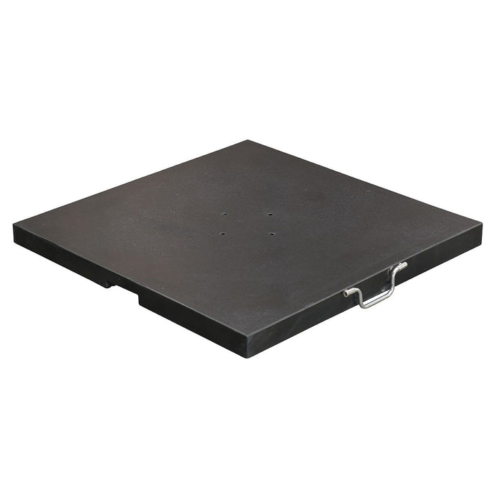 Garden Impressions parasol S 250x250 d.grijs - zand +voet en hoes