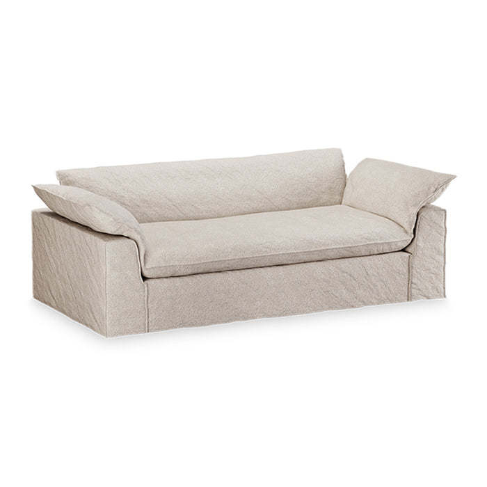 HKliving Nomad 3-zitsbank - Bouclé - Taupe