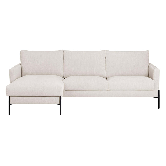 by fonQ Lunge Hoekbank met Chaise Longue Links / Rechts - Beige