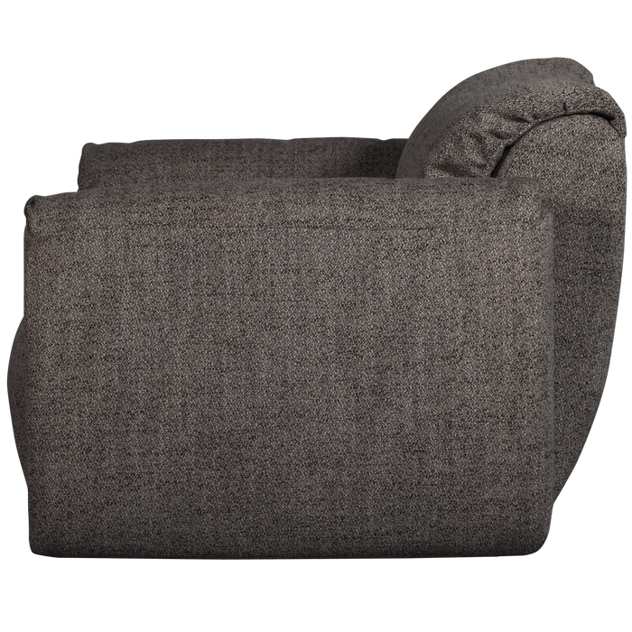 WOOOD Baggy Loveseat - Geweven Stof - Warmgrijs Melange - 81x138x101