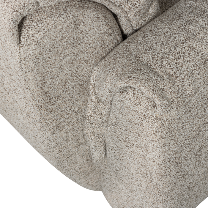 WOOOD Baggy Loveseat - Geweven Stof - Naturel Melange - 81x138x101