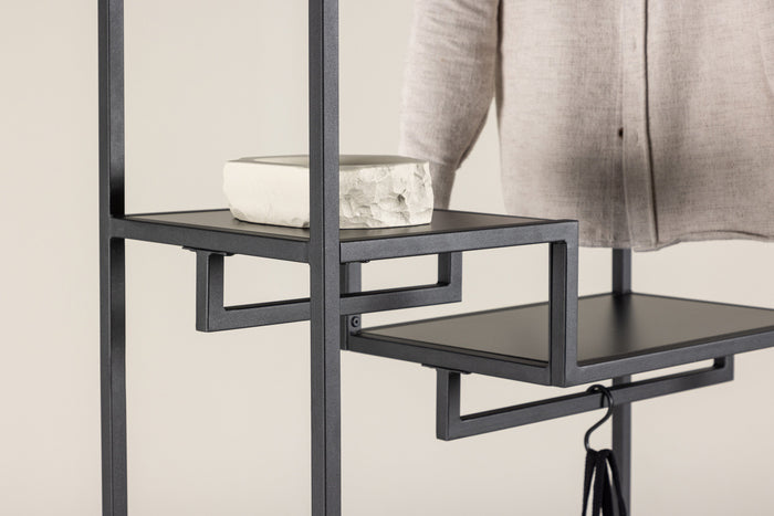 Fjôrd - Kapstok Zwart - Staal