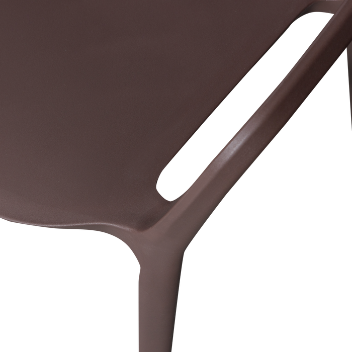 WOOOD Bent Tuinstoelen - Kunststof - Paars|Bruin - Set van 2