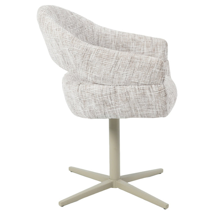 DÉJA Living - Eetkamerstoel Greige Draaibaar - Milou - Set van 2