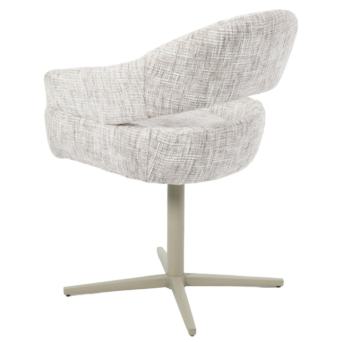 DÉJA Living - Eetkamerstoel Greige Draaibaar - Milou - Set van 2