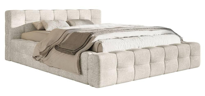 Selsey Design Tilly bedframe chenille met opbergvak 160 x 200 cm