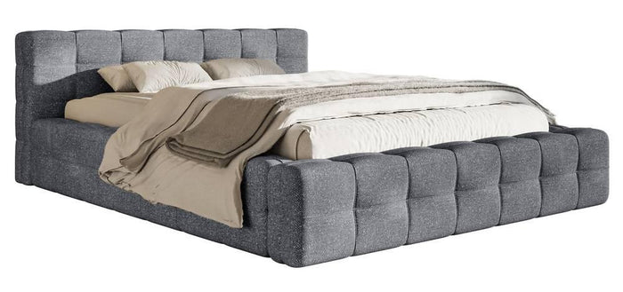 Selsey Design Tilly bedframe chenille met opbergvak 140 x 200 cm
