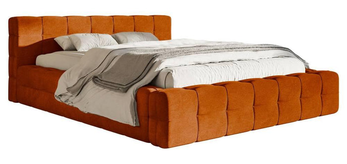Selsey Design Tilly bedframe velvet met opbergvak 160 x 200 cm