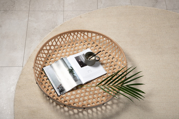 Fjôrd - Vloerkleed Beige - Ø200cm - Jaipur