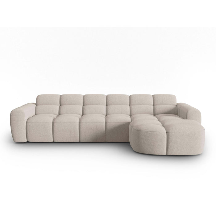 Micadoni Lisa Hoekbank met Chaise Longue Rechts - Zand
