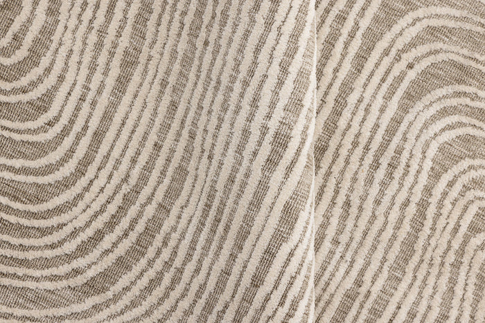 Fjôrd - Vloerkleed Beige - Ø200cm - Melle