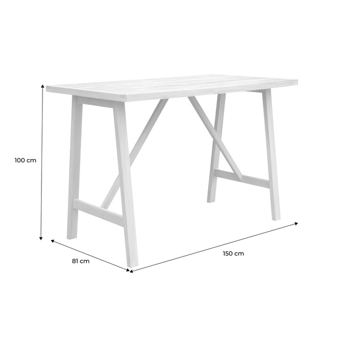sweeek - Houten acacia tuin eettafel voor 4 personen