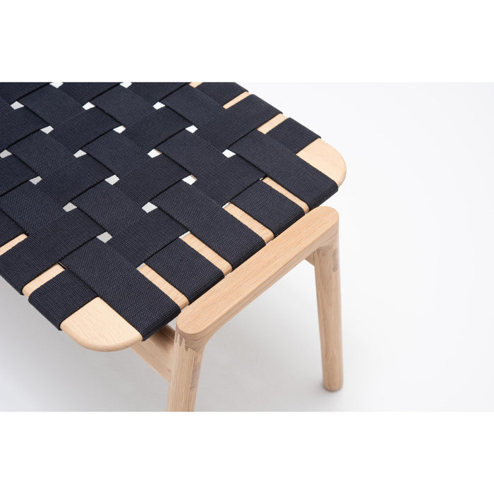 Klupa eetbank 160 white oil - Black