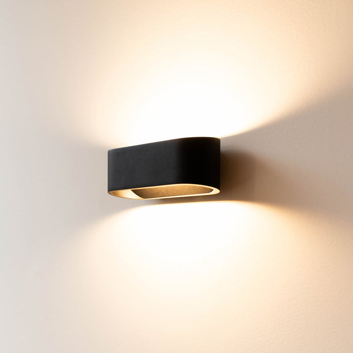 Atmooz Lily - Wandlamp - Wandspot - Zwart - 16 x 7 cm