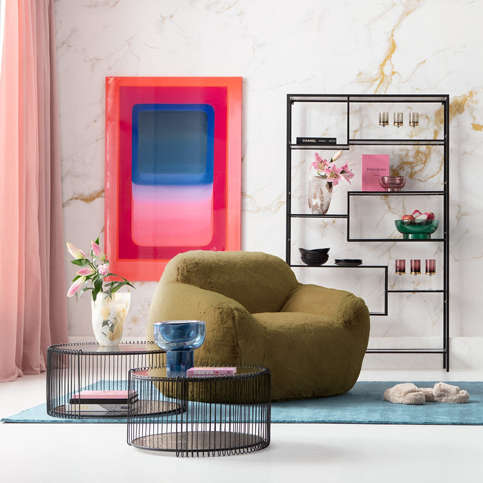 Fauteuil Mika 115cm groen olijf Kare Design