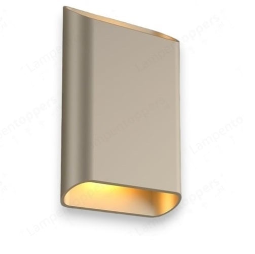 Artdelight Wandlamp Diaz-L Champagne Led 2 x 6Watt