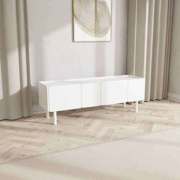 Giga Living - Tv-meubel Wit Metaal - 160x45x55cm - Bera