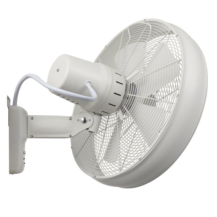 Lucci Air Wandventilator Breeze Wit Ø 46cm incl. Afstandsbediening