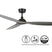 Lucci Air Plafondventilator Airfusion Moto Zwart Ø 132cm Incl.