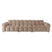 Dutchbone Hackman 4,5-zitsbank Velours Beige